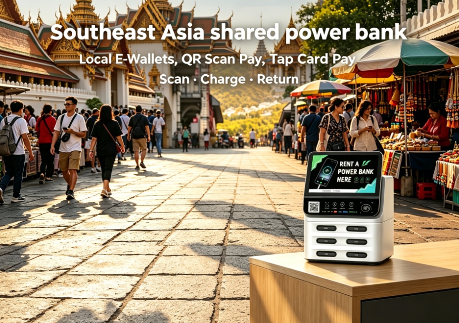Vietnam payment analysis, Vietnam shared power bank mobile payment integration, Zhongdian Hexin shared power bank solution